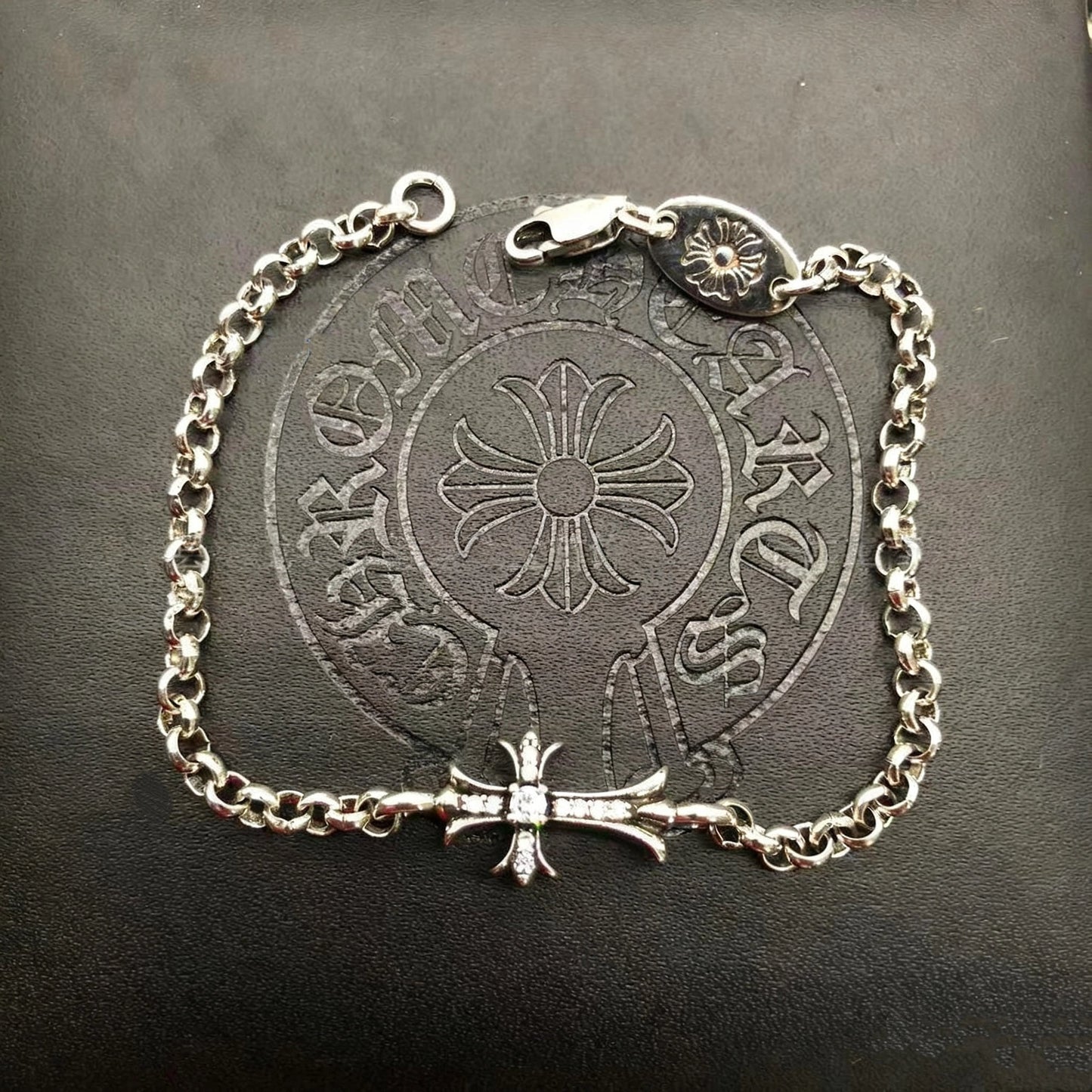 Cross with Diamond Bracelet